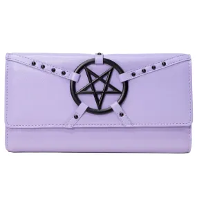 Pentagram Harness - Purple Clutch Wallet