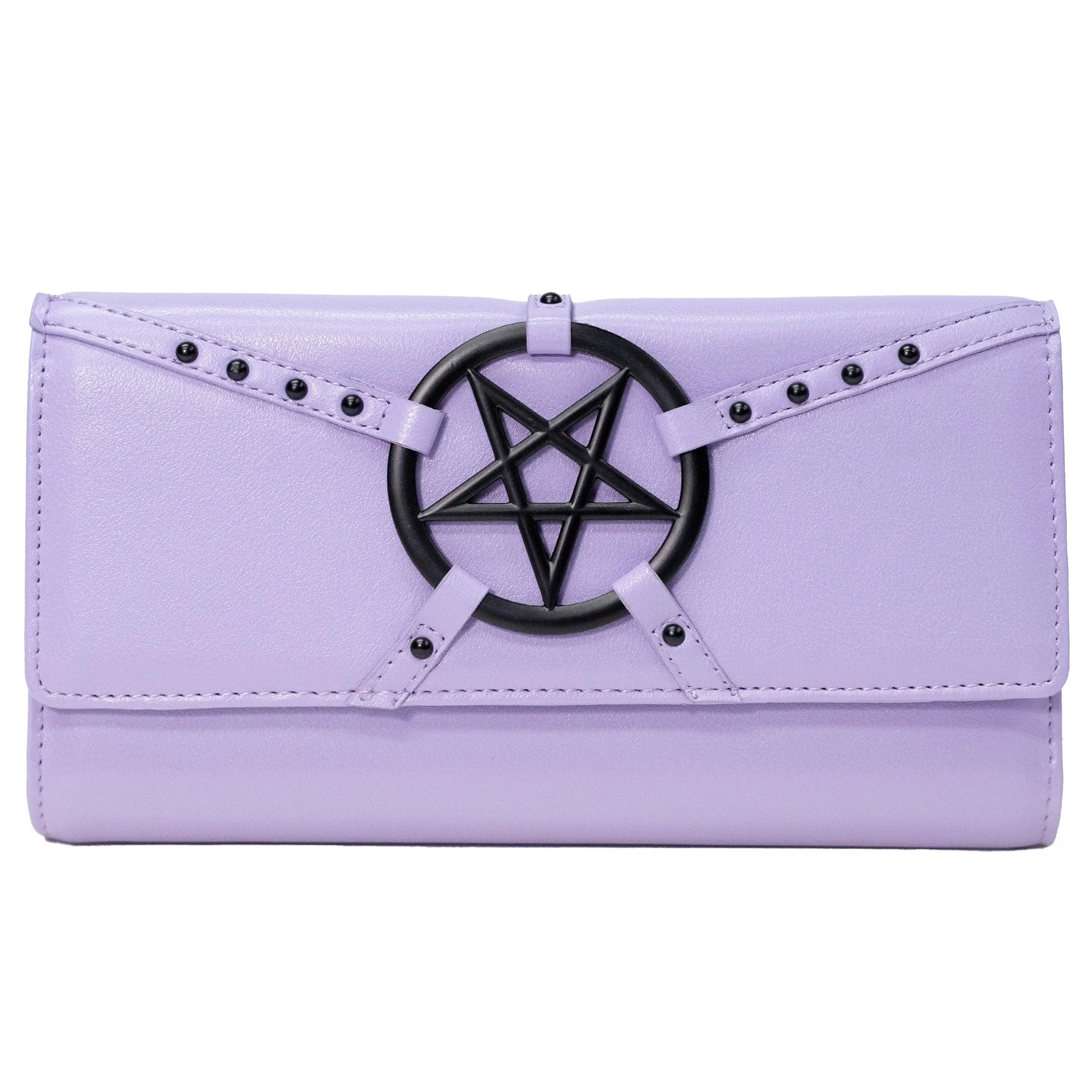 Pentagram Harness - Purple Clutch Wallet