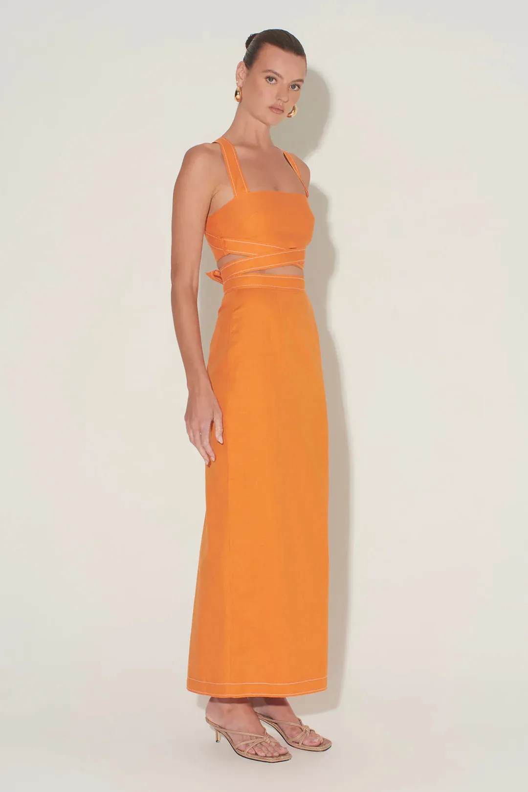 Pepe Cutout Top - Tangerine