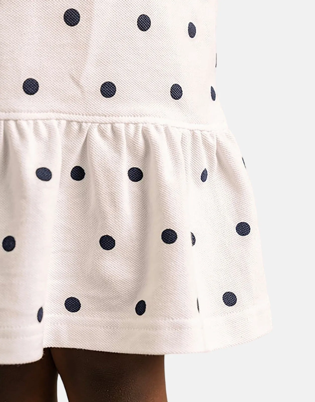 Polo Anna Polka Dotted White Golfer Dress