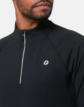 Relentless 1/4 Zip in Black