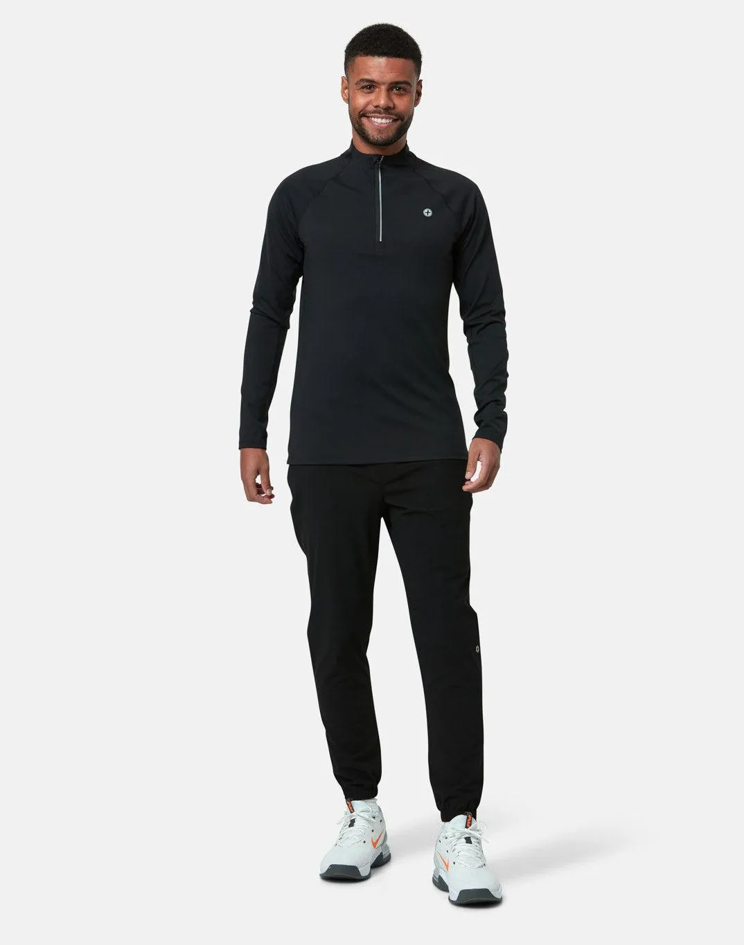 Relentless 1/4 Zip in Black