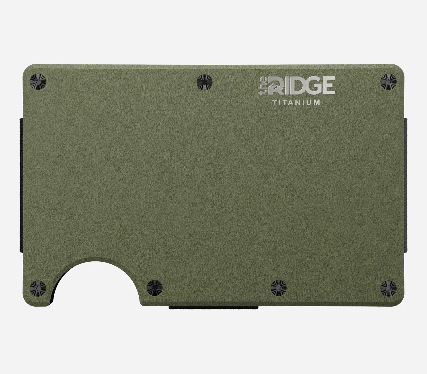 Ridge Wallet - Matte Olive Titanium