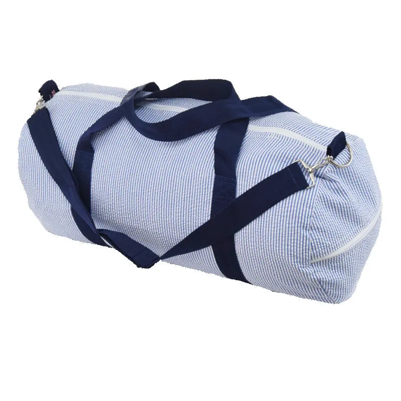 Seersucker Large Weekender Duffle