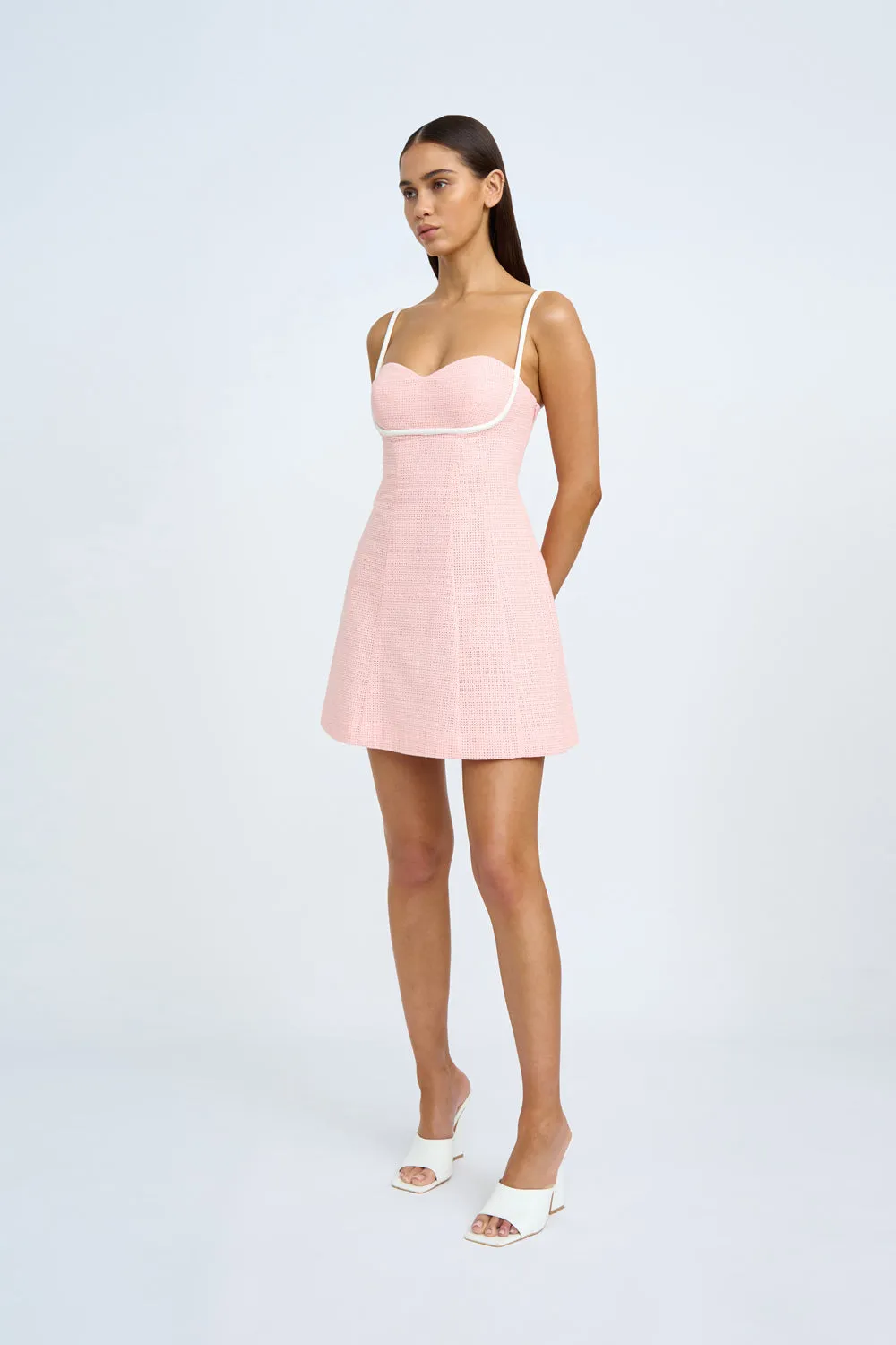 Serena Pipe Mini Dress | Final Sale - Dusty Pink