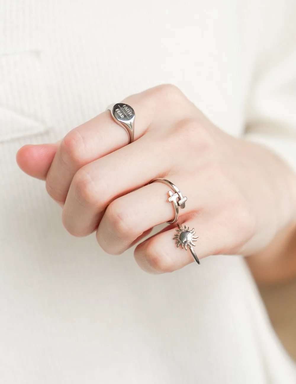 Silver Sunset Ring