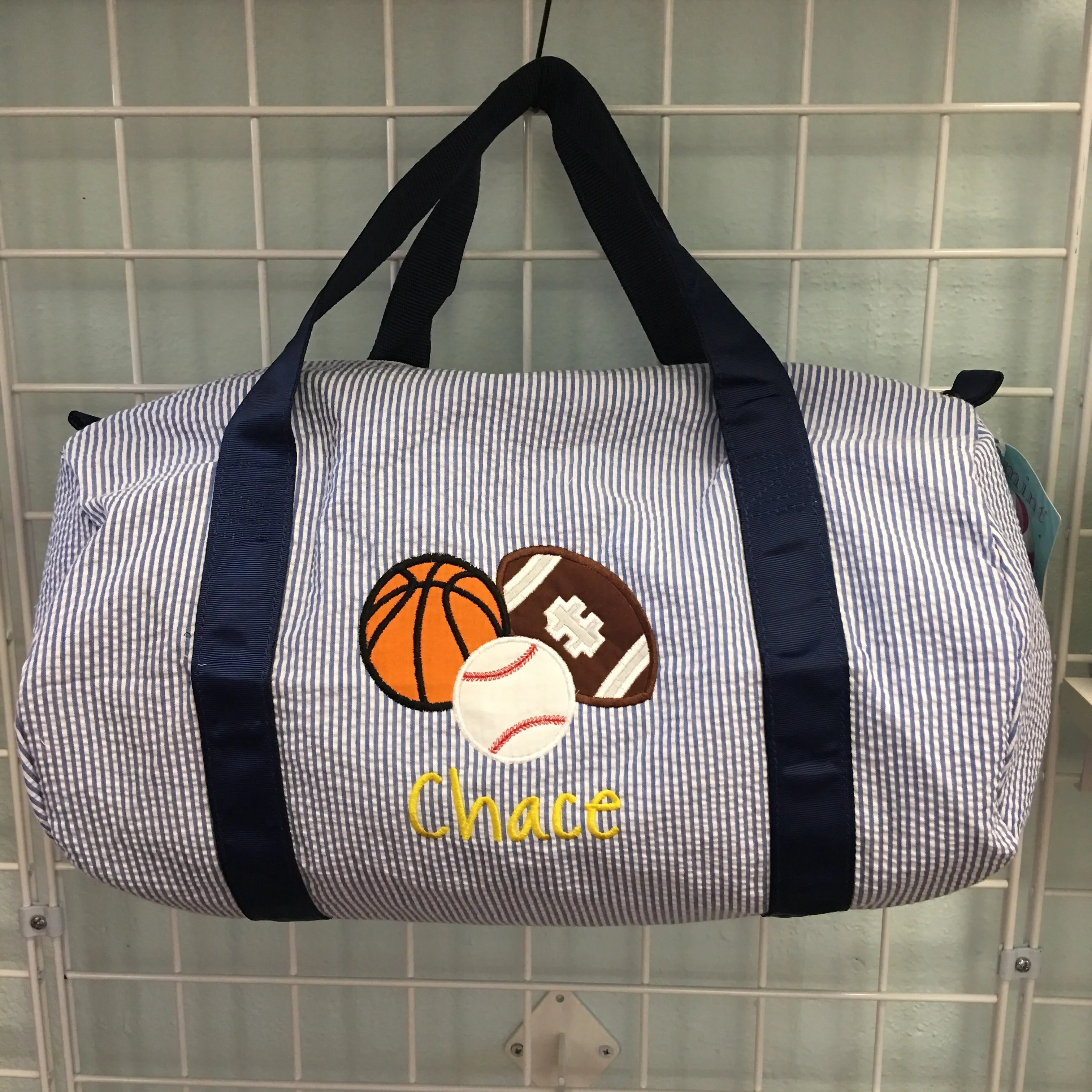 Sports Seersucker Backpack