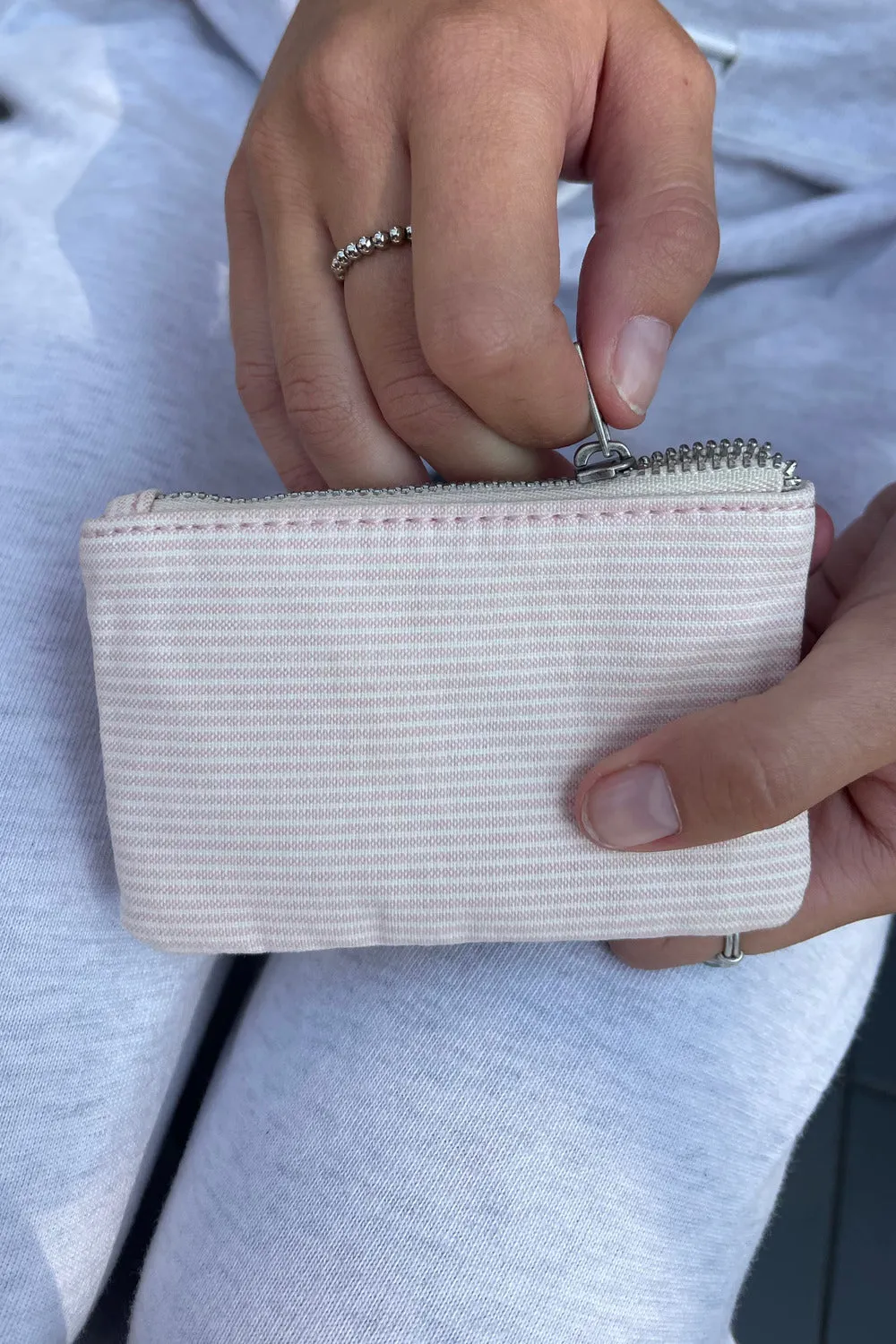 Striped Coin Purse