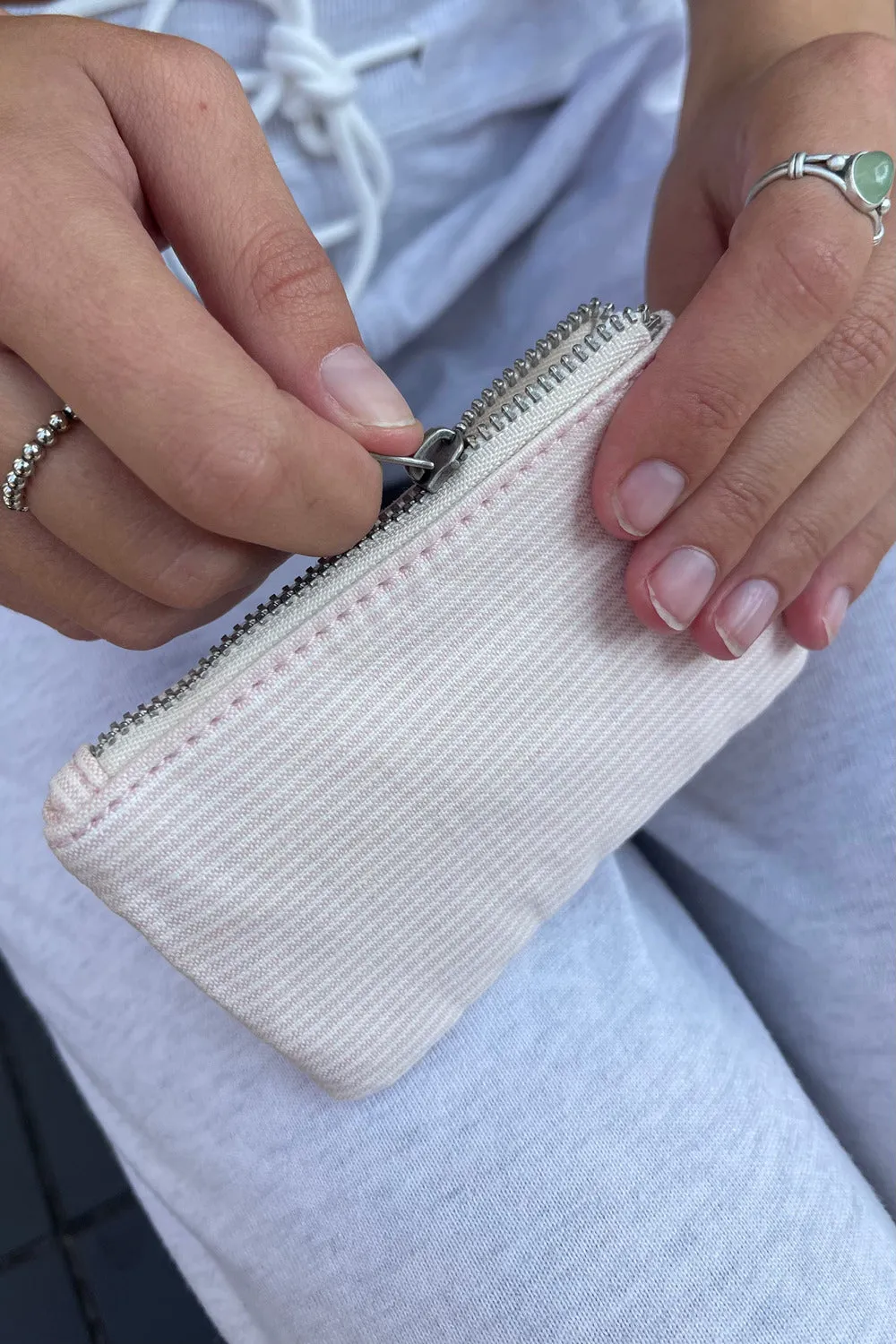 Striped Coin Purse