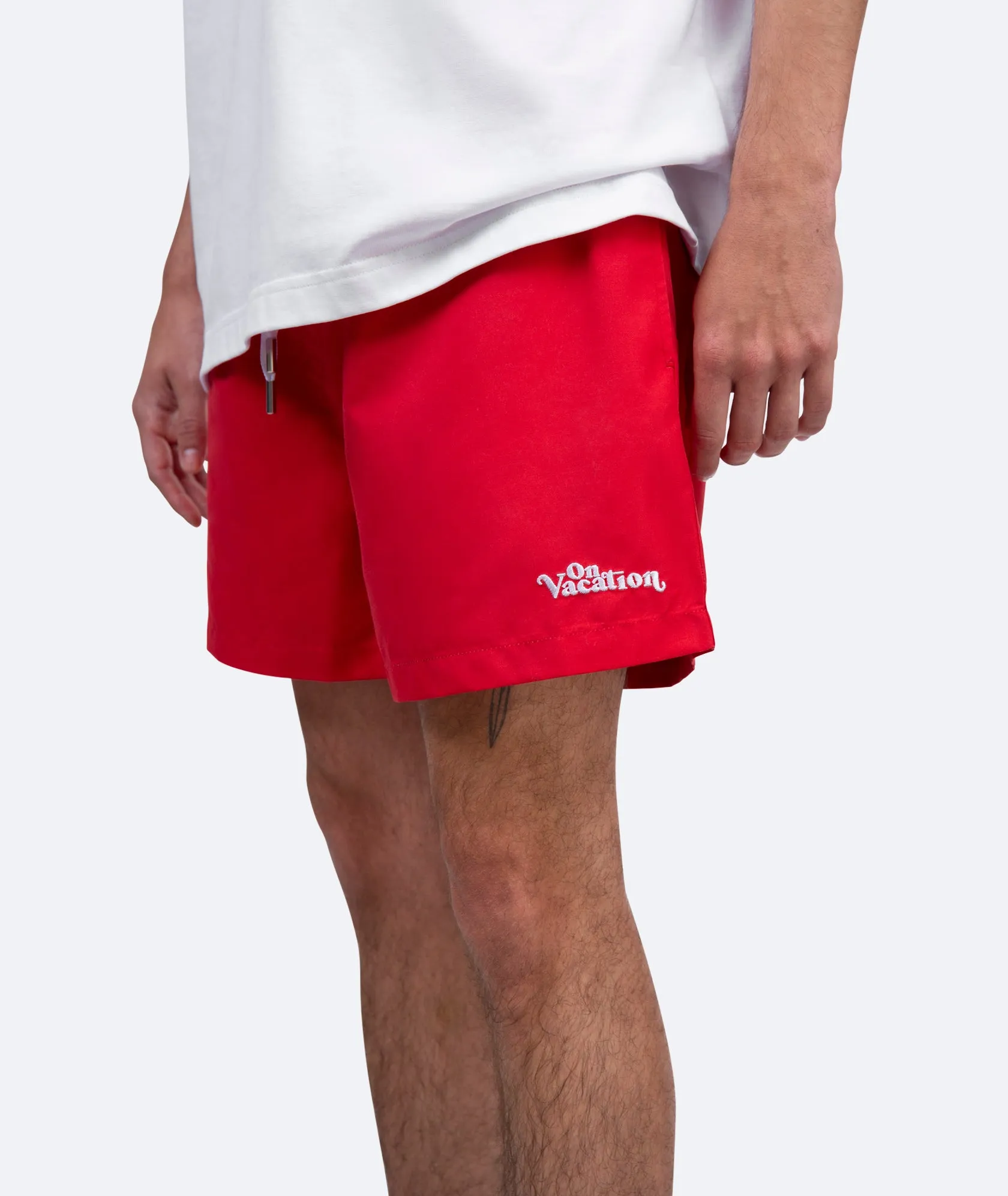 Swim Shorts Monochrome - Red