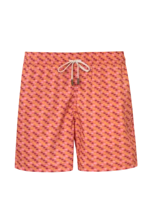 Swim Trunk Slim Cut - Solar Salmon