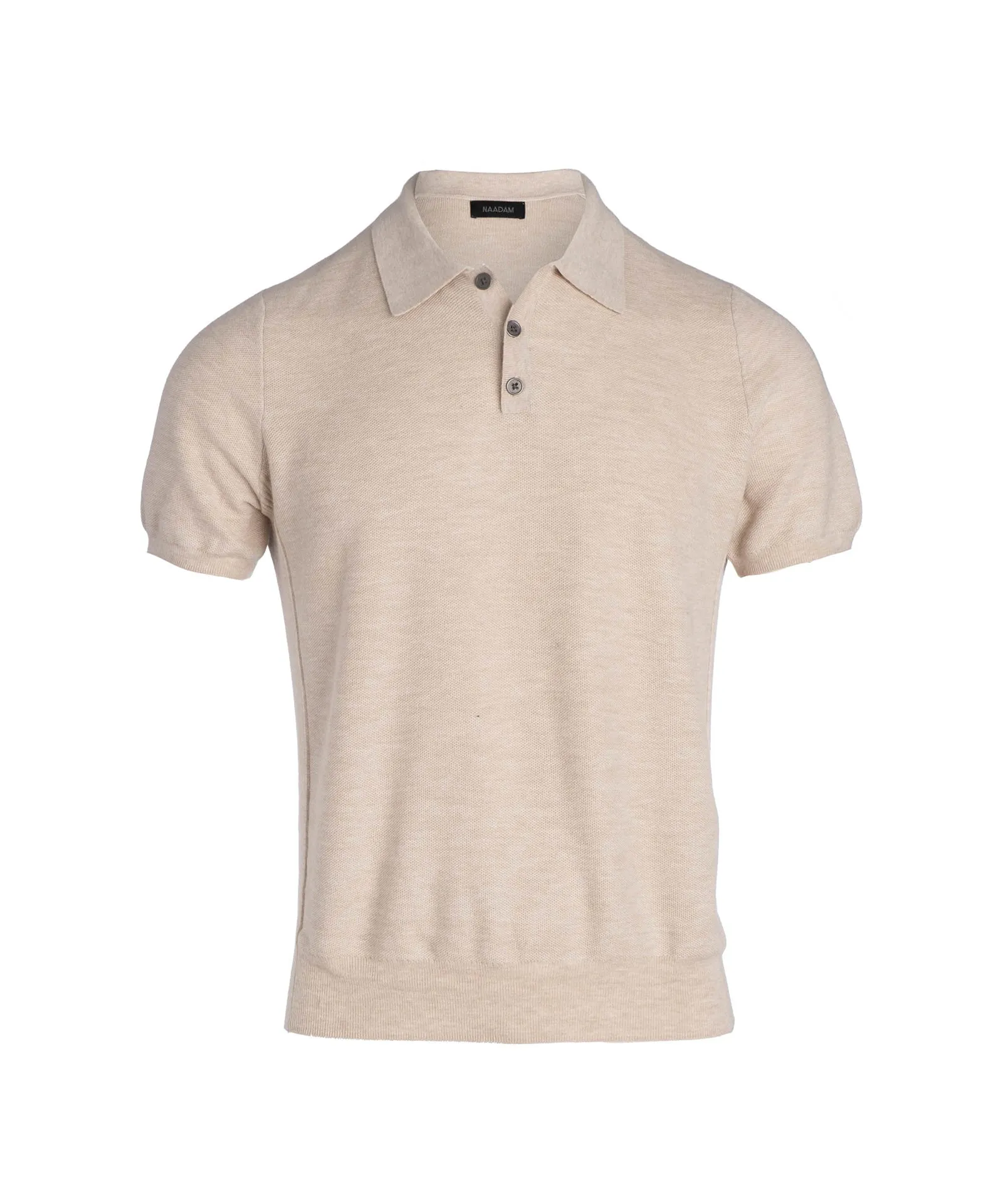 Textured Short Sleeve Polo