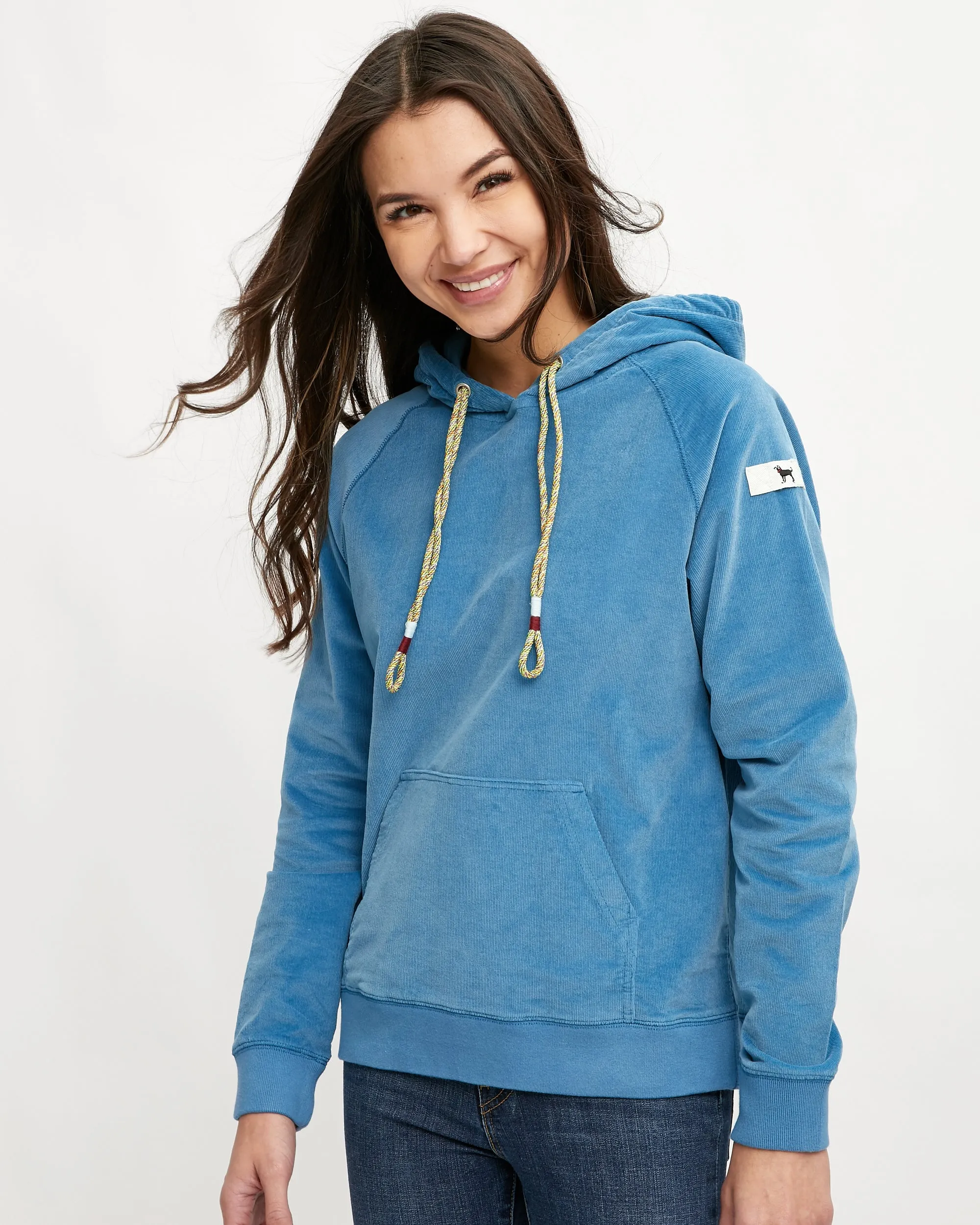 Unisex Corduroy Stretch Hoodie