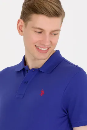 USPA Polo Shirt Men Royal Blue VR212 USPOM193 SCH US Polo Assn.