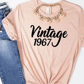 Vintage (ANY YEAR) | Personalized Birthday Shirt | Funny Birthday Shirts