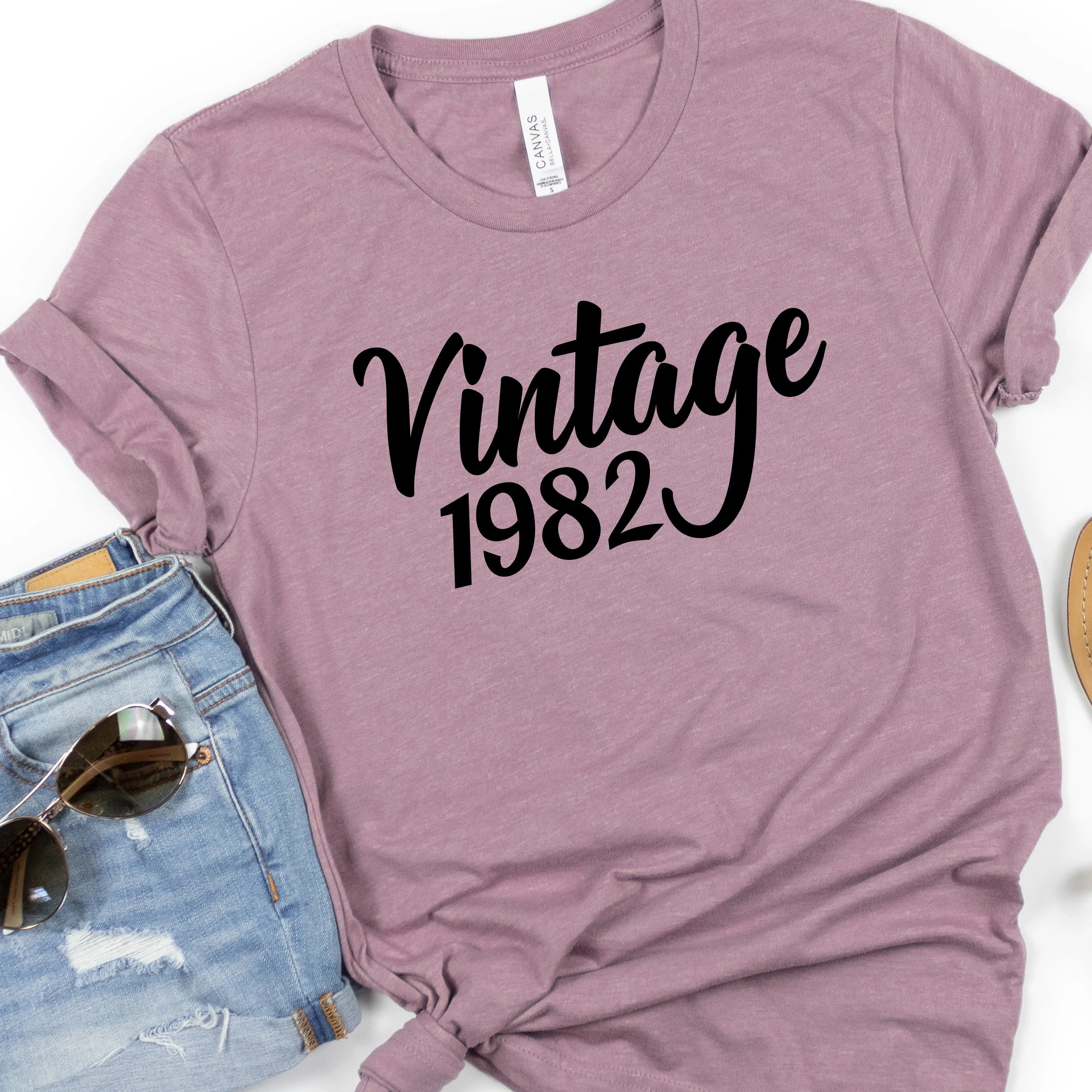 Vintage (ANY YEAR) | Personalized Birthday Shirt | Funny Birthday Shirts