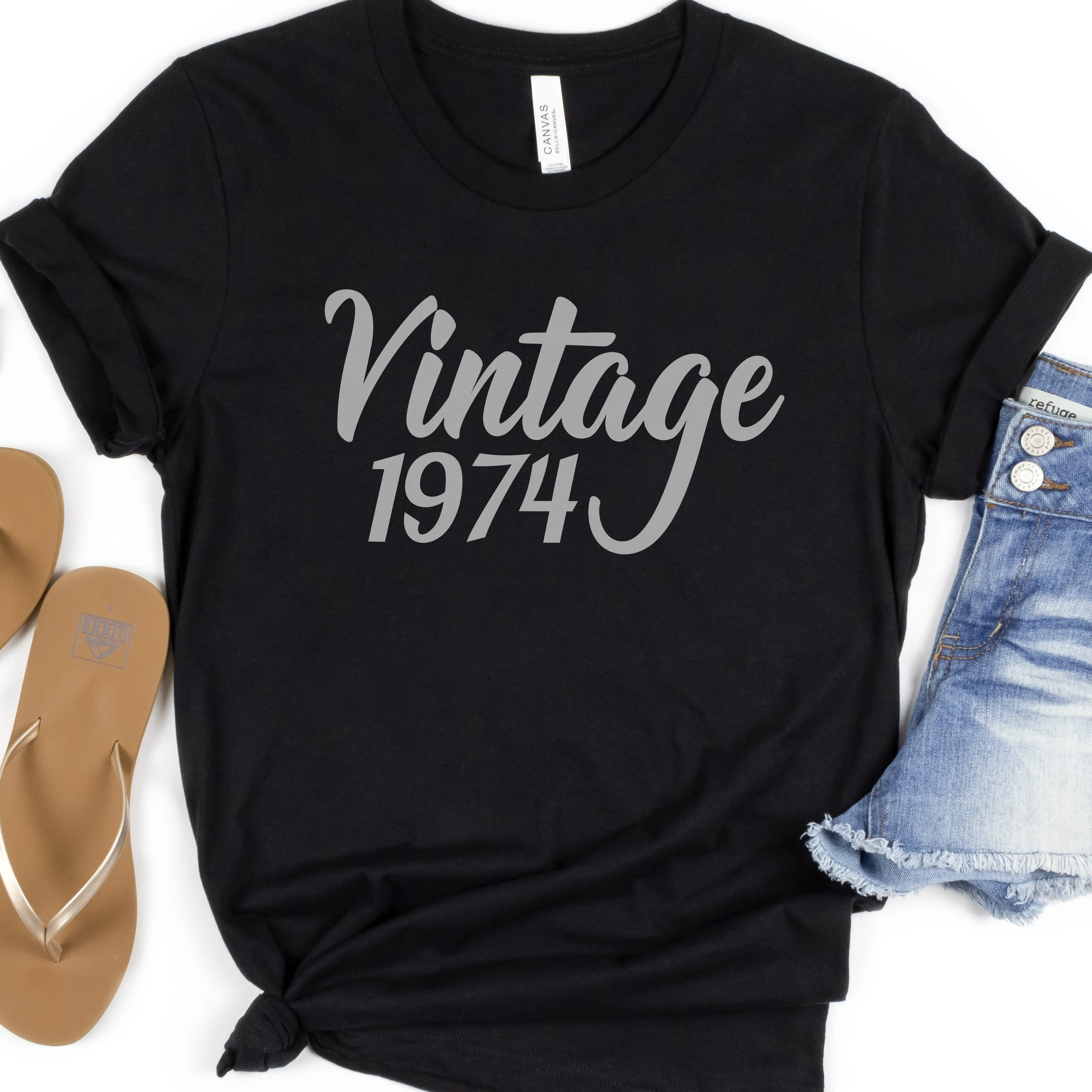 Vintage (ANY YEAR) | Personalized Birthday Shirt | Funny Birthday Shirts