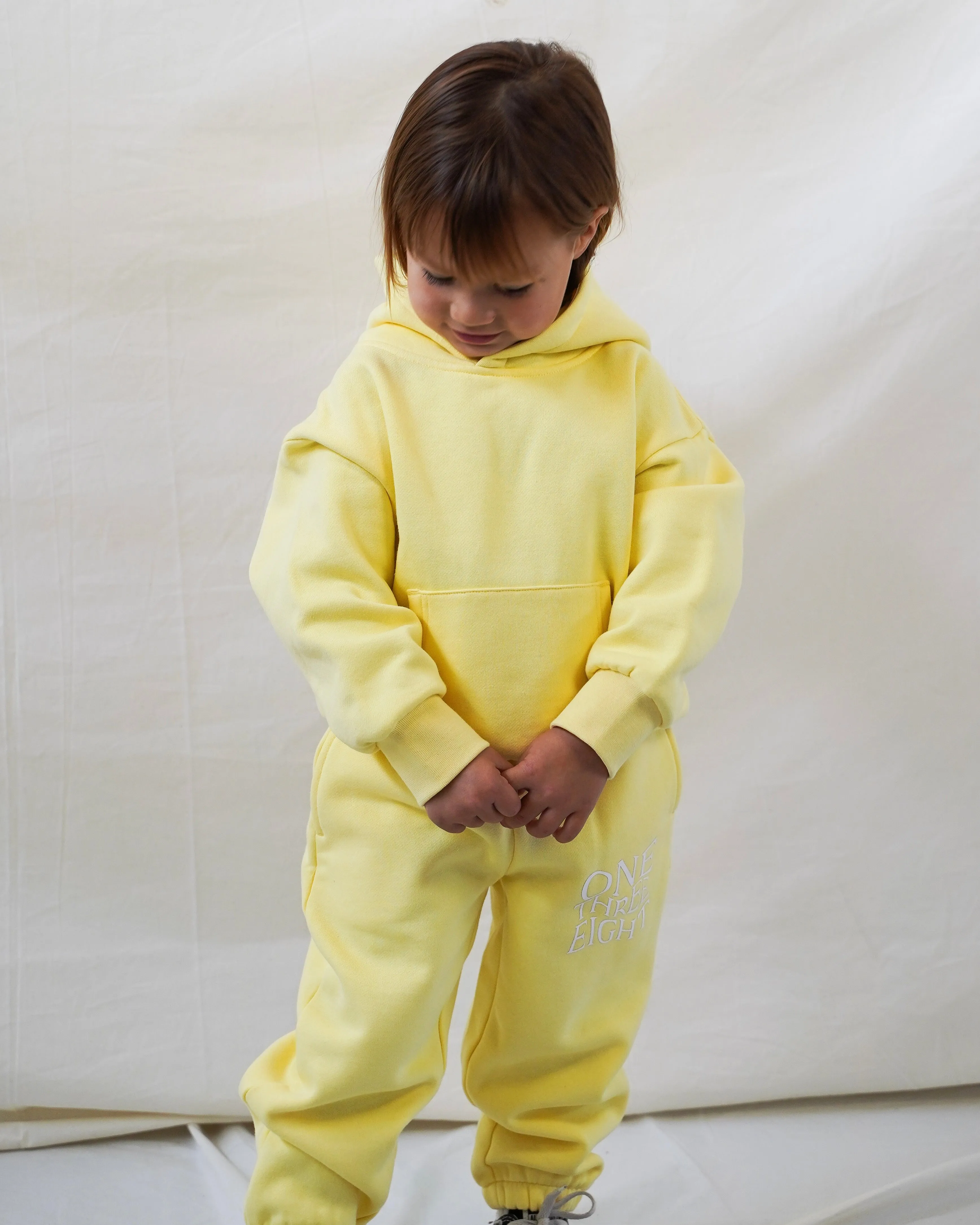 WAVY KIDS TRACKSUIT SET - LEMON