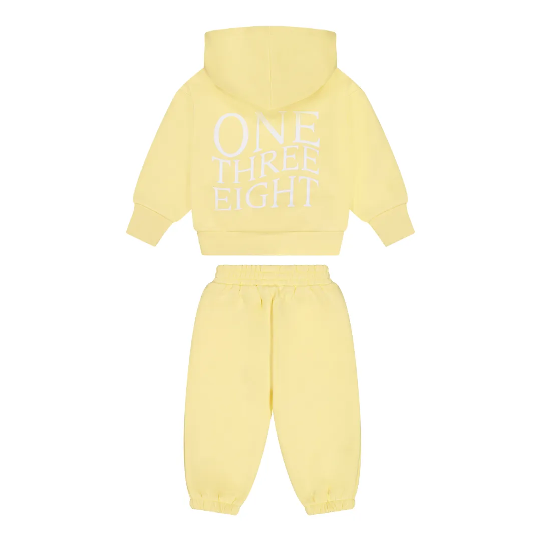 WAVY KIDS TRACKSUIT SET - LEMON