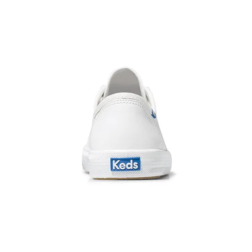 Women's Kickstart Retro Court Leather White Blue WH57559