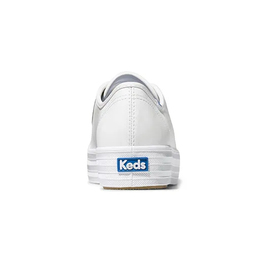 Women's Triple Kick Leather White (WH57310)